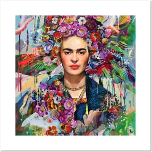 Frida Kahlo pop art Posters and Art